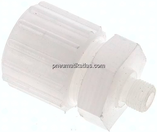 Gerade Verschraubung G 1/8"-15x9mm, PVDF