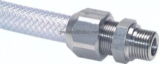 Gerade Verschraubung G 3/8"-12x6mm, 1.4571
