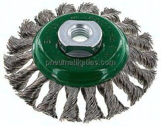 Kegelbürste (M14x2), 100x12 mm, Edelstahldraht 18x gezopft