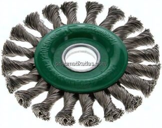 Rundbürste gezopft 115x12 mm, Aufnahmebohrung 22,2 mm