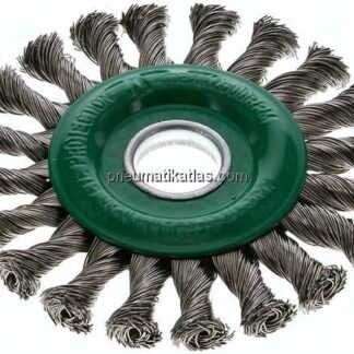Rundbürste gezopft 115x12 mm, Aufnahmebohrung 22,2 mm