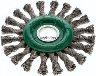 Rundbürste gezopft 125x14 mm, Aufnahmebohrung 22,2 mm