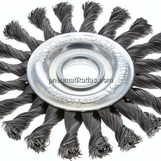 Rundbürste gezopft 125x14 mm, Aufnahmebohrung 22,2 mm