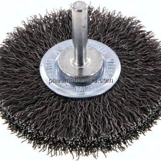 Rundbürste 70x14 mm, 6mm Schaft, Stahldraht gewellt 0,3mm