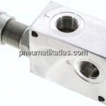 Druckbegrenzungsventil 3x G 1/2", 30 - 100 bar, max. 80 l/min
