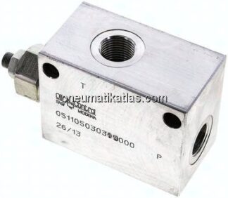 Druckbegrenzungsventil 2x G 1/2", 7 - 105 bar, max. 150 l/min