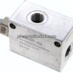 Druckbegrenzungsventil 2x G 1/2", 10 - 210 bar, max. 150 l/min