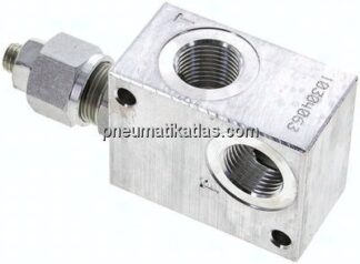 Druckbegrenzungsventil 3x G 1/2", 50 - 210 bar, max. 30 l/min