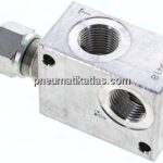 Druckbegrenzungsventil 3x G 1/2", 100 - 350 bar, max. 30 l/min