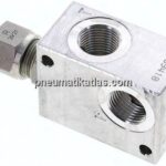 Druckbegrenzungsventil 3x G 1/2", 5 - 50 bar, max. 30 l/min