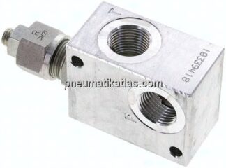 Druckbegrenzungsventil 3x G 1/2", 5 - 50 bar, max. 30 l/min