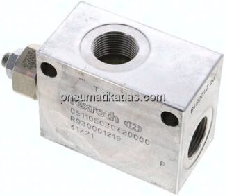 Druckbegrenzungsventil 2x G 3/4", 10 - 210 bar, max. 150 l/min