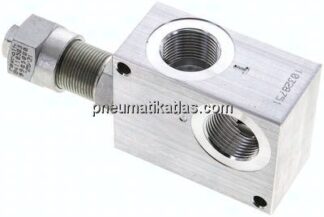 Druckbegrenzungsventil 3x G 3/4", 5 - 50 bar, max. 80 l/min