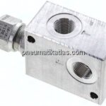 Druckbegrenzungsventil 3x G 3/8", 30 - 100 bar, max. 30 l/min