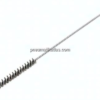 Zylinderbürste mit Öse, 10 mm, Stahldraht gewellt