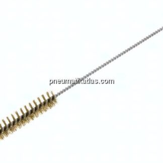 Zylinderbürste mit Öse, 15 mm, Messingdraht gewellt