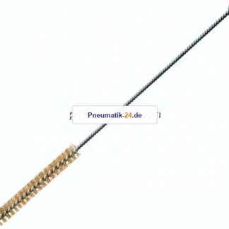 Zylinderbürste mit Öse, 10 mm, Messingdraht gewellt