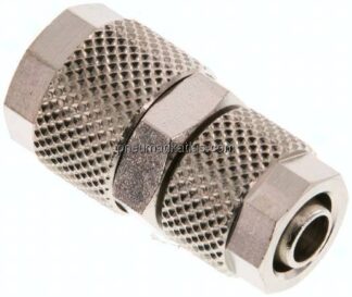 Gerade Verschraubung 10x8mm-8x6mm, Messing vernickelt