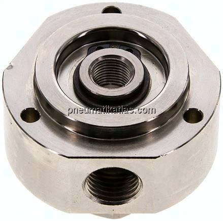 Drehverteiler G 3/8"-3x G 1/4", 3-fach, Standard