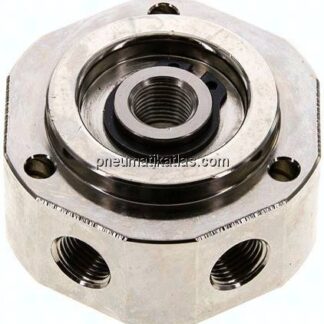 Drehverteiler G 3/8"-6x G 1/8", 6-fach, Standard