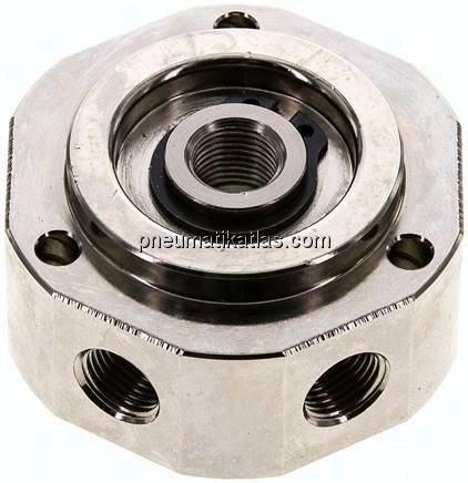 Drehverteiler G 3/8"-6x G 1/8", 6-fach, Standard