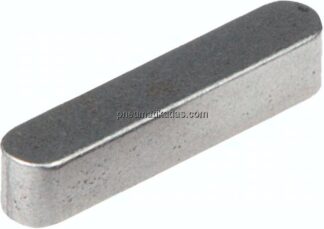 Passfeder DIN 6885A/ISO 773, 3x8mm, Stahl blank
