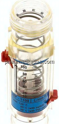 Durchflussmesser G 1" (AG), 20 - 100 l/min für Wasser