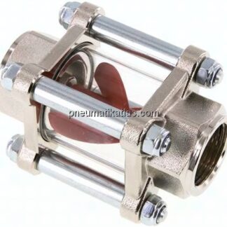 Flügelrad-Durchflussanzeige G 1", 2,2 - 27 l/min