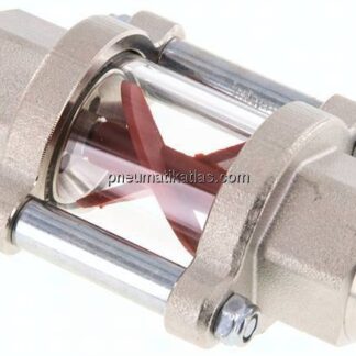 Flügelrad-Durchflussanzeige G 1/2", 1,3 - 6,3 l/min