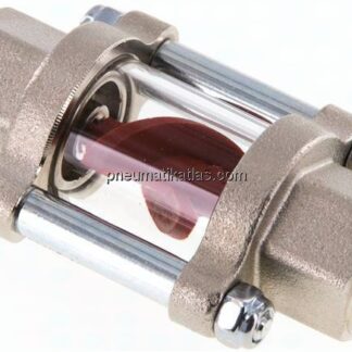 Flügelrad-Durchflussanzeige G 1/4", 0,6 - 3 l/min