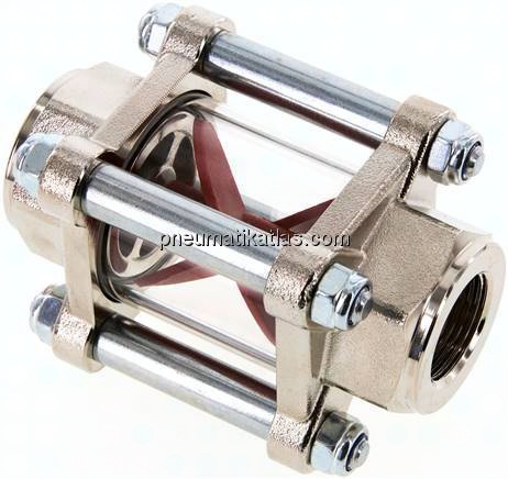 Flügelrad-Durchflussanzeige G 3/4", 1,6 - 17 l/min