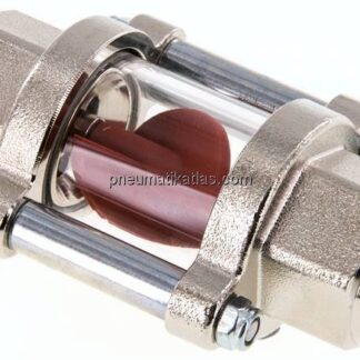 Flügelrad-Durchflussanzeige G 3/8", 1,1 - 5,5 l/min