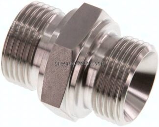 Hydraulik-Doppelnippel G 1"-G 1", 1.4571