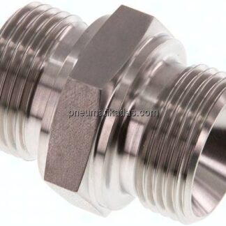 Hydraulik-Doppelnippel G 1"-G 1", 1.4571