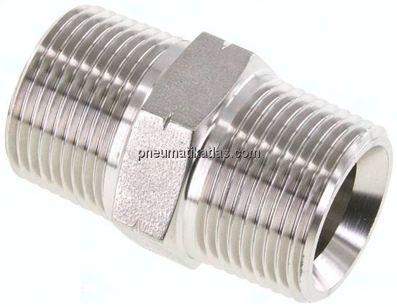 Doppelnippel NPT 1"-NPT 1", 1.4571