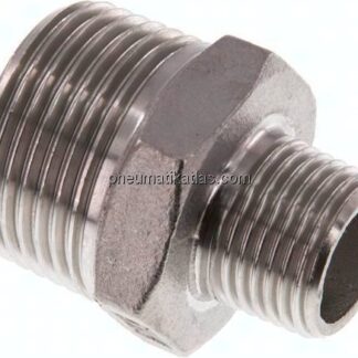 Doppelnippel R 1"-R 1/2", 1.4408