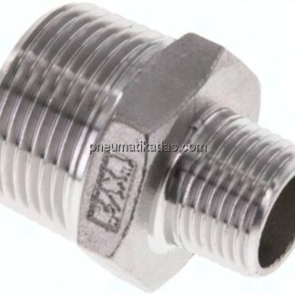 Doppelnippel NPT 1"-NPT 1/2", 1.4408