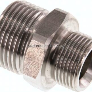 Doppelnippel G 1"-G 3/4", 1.4571