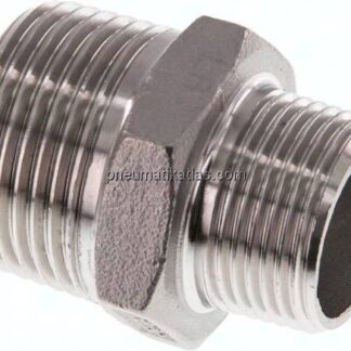 Doppelnippel R 1"-R 3/4", 1.4408