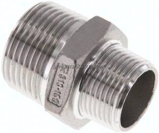 Doppelnippel NPT 1"-NPT 3/4", 1.4408