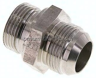Doppelnippel G 1"-UN 1-5/16"-12(JIC), 1.4571