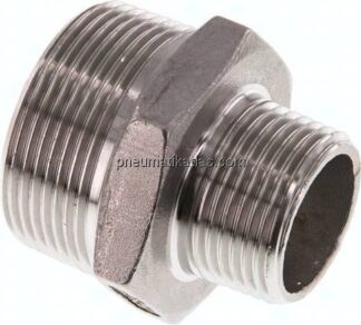 Doppelnippel R 1-1/2"-R 1", 1.4408
