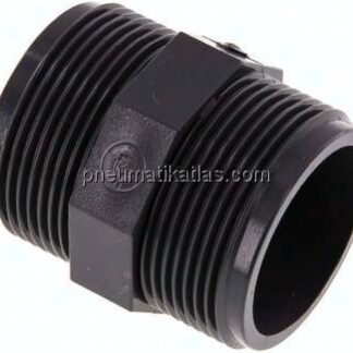 Doppelnippel G 1-1/2"-G 1-1/2", PVC-U