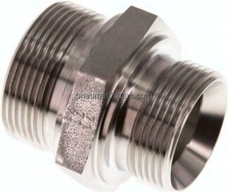 Hydraulik-Doppelnippel G 1-1/2"-G 1-1/4", 1.4571