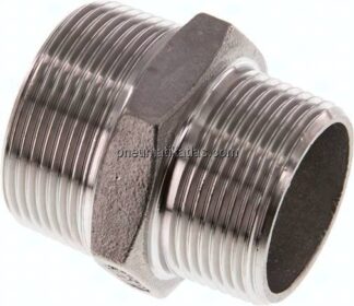 Doppelnippel R 1-1/2"-R 1-1/4", 1.4408