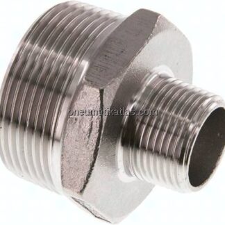 Doppelnippel R 1-1/2"-R 3/4", 1.4408