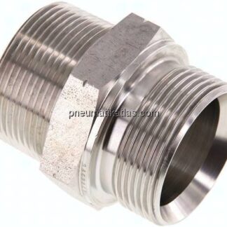 Doppelnippel G 1-1/2"-NPT 1-1/2", 1.4571