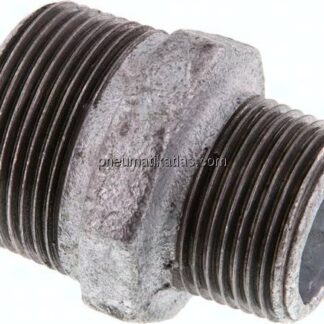 Doppelnippel R 1-1/4"-R 1", Temperguss verzinkt