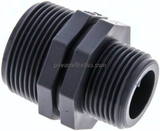 Doppelnippel G 1-1/4"-G 1", Polypropylen