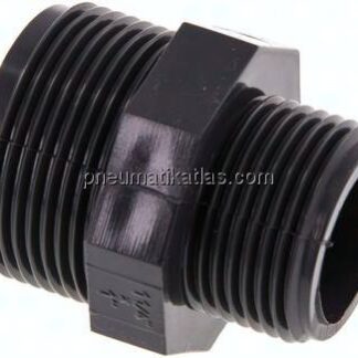 Doppelnippel G 1-1/4"-G 1", PVC-U